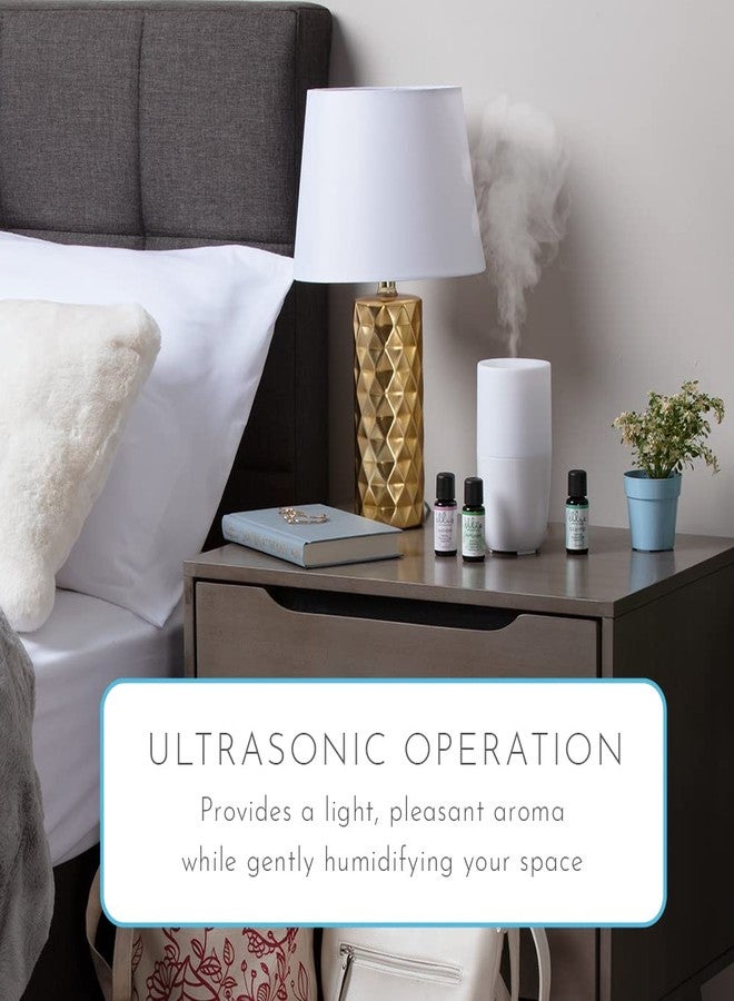 Ellia Soothe Ultrasonic Essential Oil Aromatherapy Diffuser | 6.5hrs Continuous & 13hrs Intermittent Runtime, Gentle Color-Changing Glow (ARM-310WT), White - Image 3